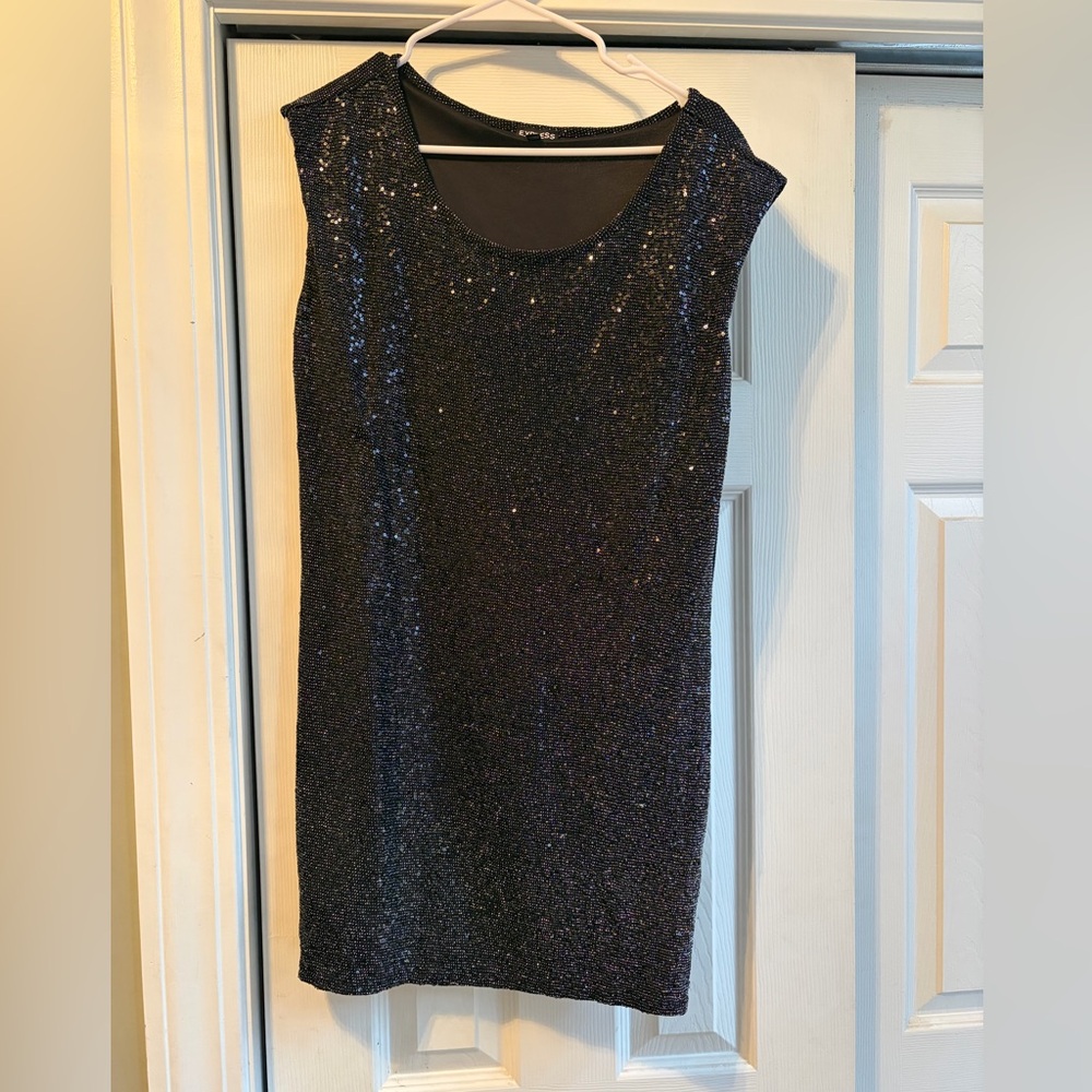 Black Sequence Dress
